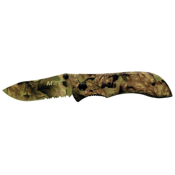 M-Tech Folding Liner Lock Camo Scales