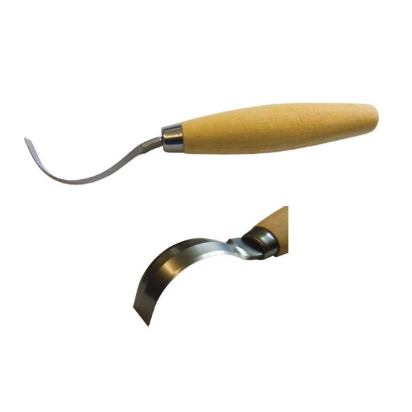 Mora Kniv 163 Stainless Steel Spoon Knife, Blade Length 6.1cm