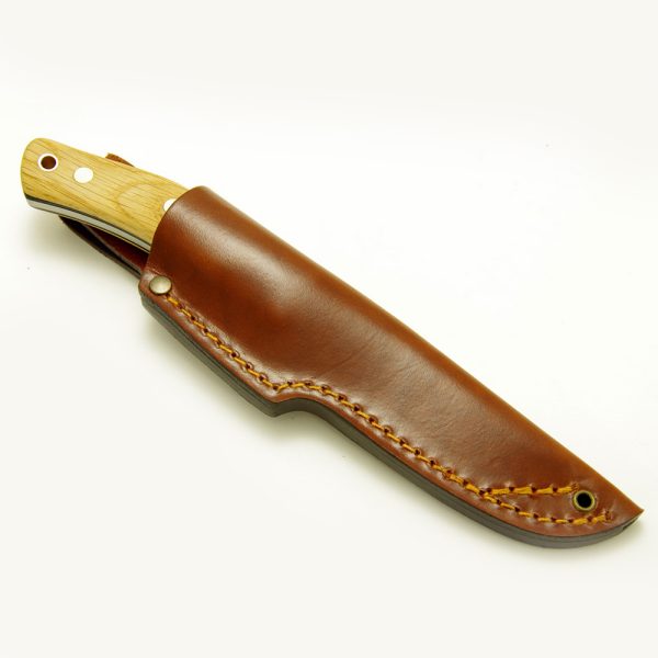 Casstrom No.10 Swedish Forest Knife With Oak Wood Handle & Leather Sheath - Image 2