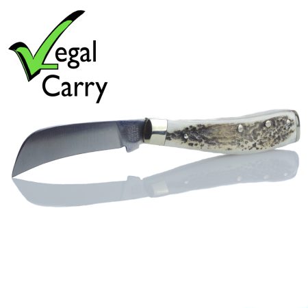 A. Wright & Son 115C Stag Pruner Pocket knife - 7.5cm Blade | SportingCutlery.co.uk