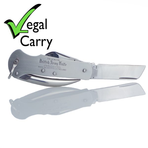 A Wright Genuine British Army Pocket Knife EDC - 6cm Blade - Image 2