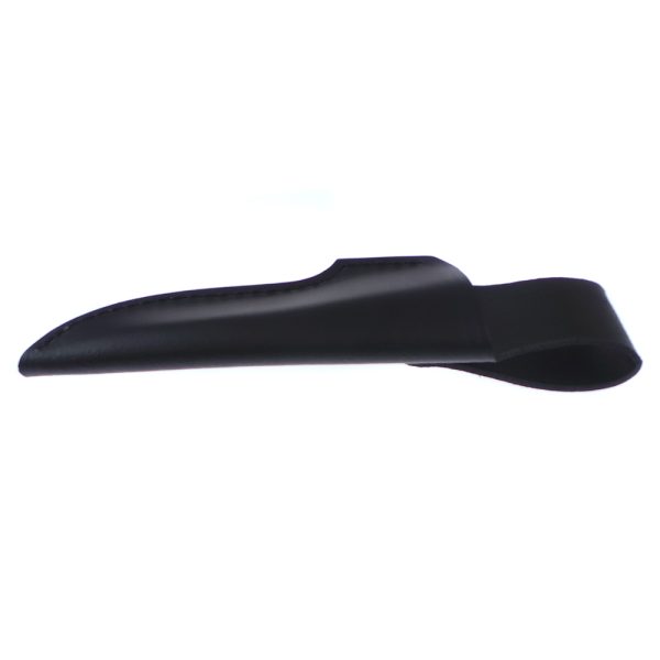 Black Leather Friction Fit Knife Sheath - suitable 10cm blade or less