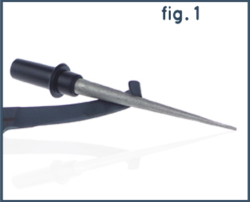 How to use Blade Tech Taper Steel Fig 1