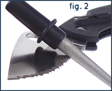 How to use Blade Tech Taper Steel Fig 2