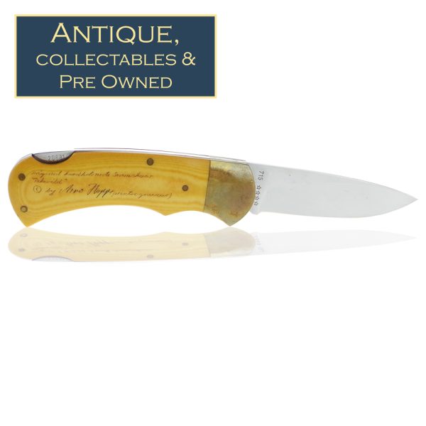 Puma 4-Star 715 with Hand Coloured Roe Deer Scrimshaw - Image 3