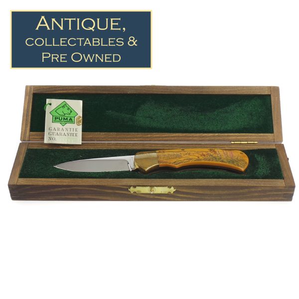 Puma 4-Star 715 with Hand Coloured Roe Deer Scrimshaw - Image 6