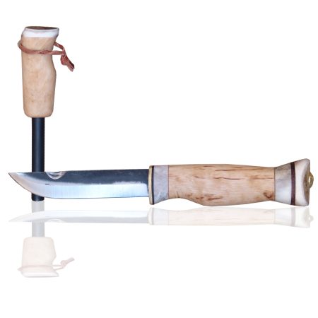 Wood Jewel Wilderness Survival Knife Scandinavian Style Fixed Blade | SportingCutlery.co.uk