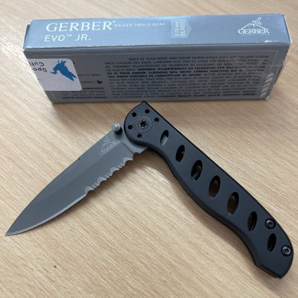 Gerber EVO Jr. Part Serrated Folding Knife - Image 3