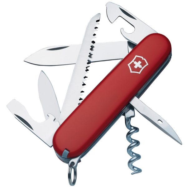 Victorinox Camper Swiss Army Knife in Red - Damaged Pack