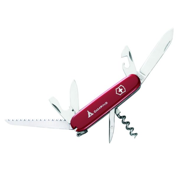 Victorinox Camper Swiss Army Knife in Red - Damaged Pack - Image 2