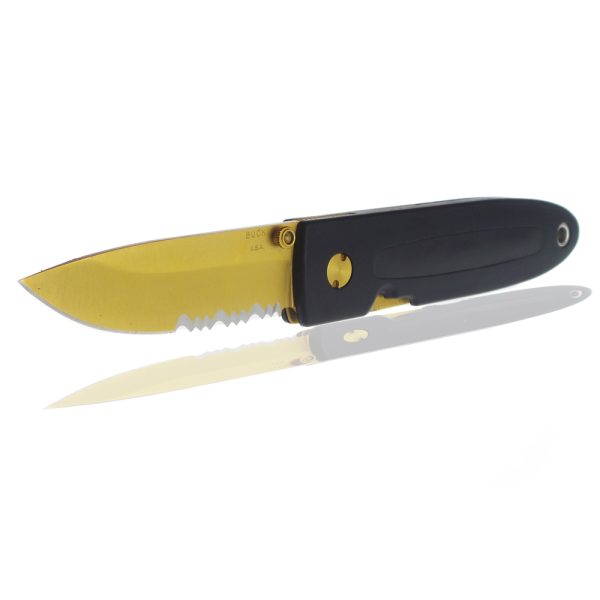Buck Gold Crosslock Combo Blade,  | SportingCutlery.co.uk