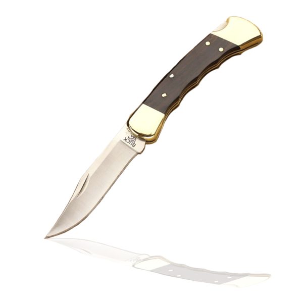 Buck 110 Folding Hunter Finger Groove - 9.5cm Blade