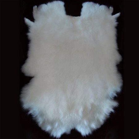 Extra Soft Tanned White Rabbit Skins | SportingCutlery.co.uk