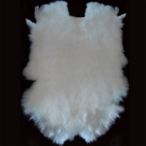 Extra Soft Tanned White Rabbit Skins | SportingCutlery.co.uk