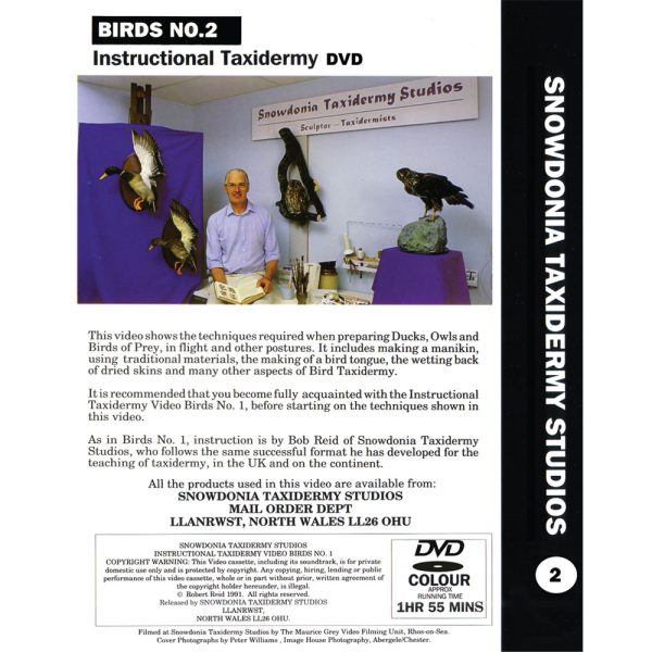 Taxidermy Instructional DVD - No.2 Birds - Image 2