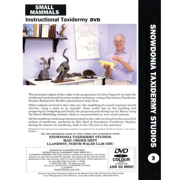 Taxidermy Instructional DVD - No.3 Small Mammals - Image 2