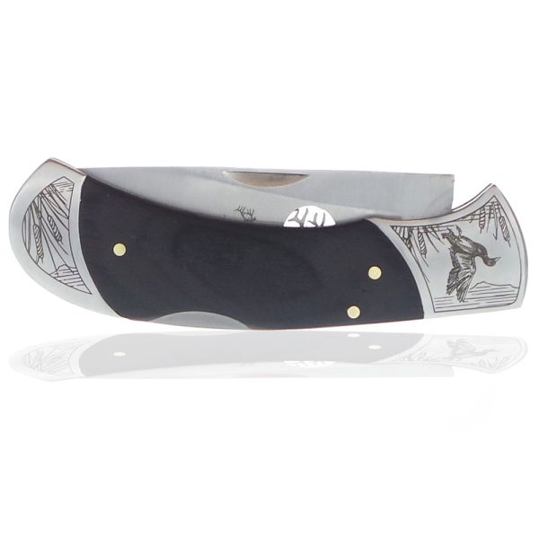 Elk Ridge Duck Scene Folding Knife - 8.3cm Blade - Image 3
