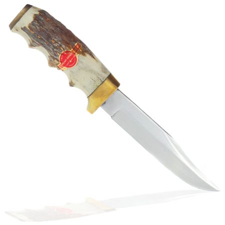 William Rodgers 5 Inch Clip Point Blade with Thick, Shaped Antler Handle | SportingCutlery.co.uk