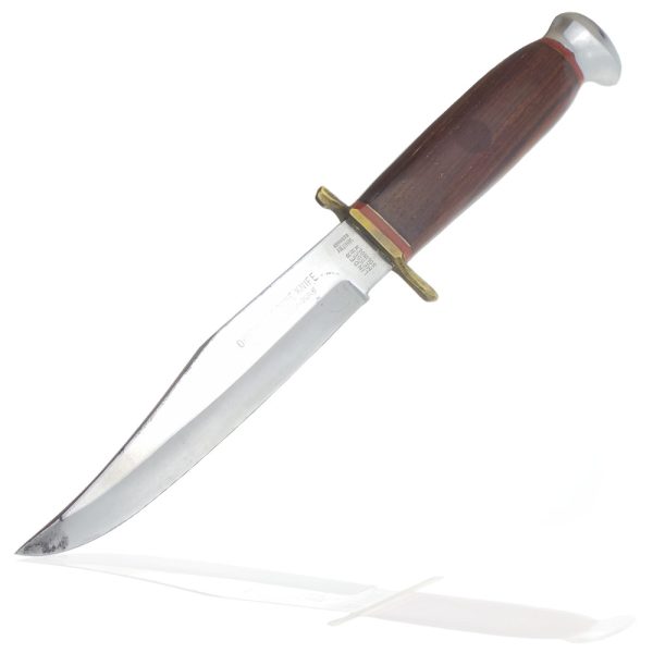 Linder Original Bowie Knife with Wooden Handle - Image 2