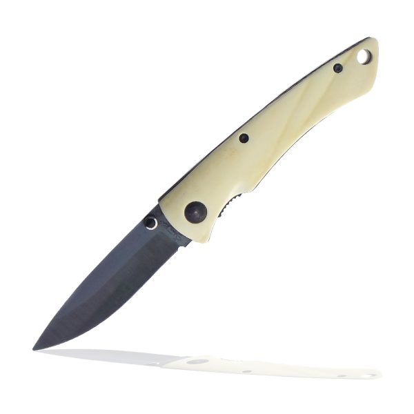 Stone River Ceramic Folder with Stag Handle