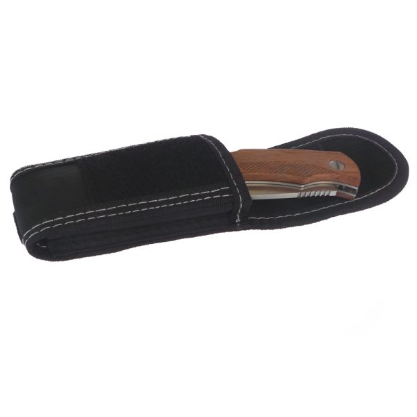 Otta Folding Knife Pouch Sheath in Black Ballistic Nylon - Image 4