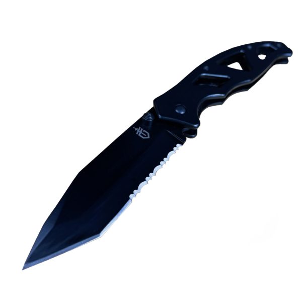 Gerber Paraframe ll Black SE I Pocket Knife Part Serrated - Image 2