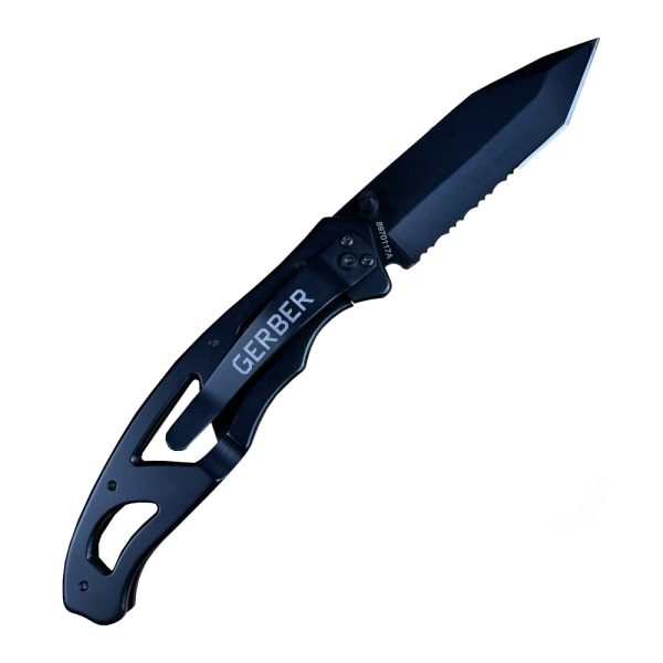 Gerber Paraframe ll Black SE I Pocket Knife Part Serrated - Image 3