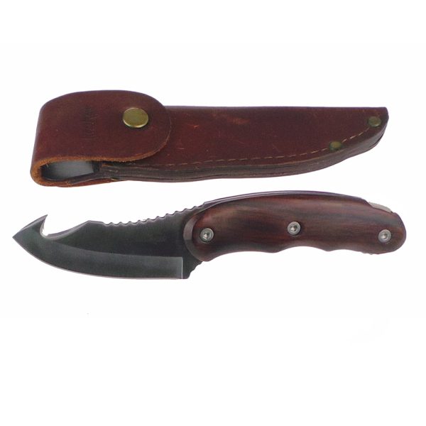 Kershaw Tom Veff Designed Gut Hook With Cocobolo Wood Handle 2314
