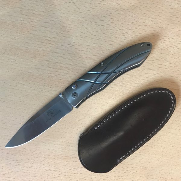 Arno Bernard folding Titanium Pocket Knife 8cm