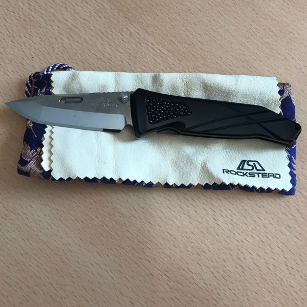 Rockstead CHI-ZDP Japanese Folding Knife ZDP-189/VG10 Clad Tanto Blade, Aluminium Handles - Image 2