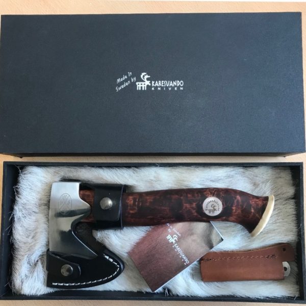 Karesuando Small Hatchet / Axe Dark Birch Handle