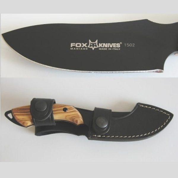 FOX - European Hunter Fixed Blade Skinning Knife 1502-OL | sportingcutlery.co.uk