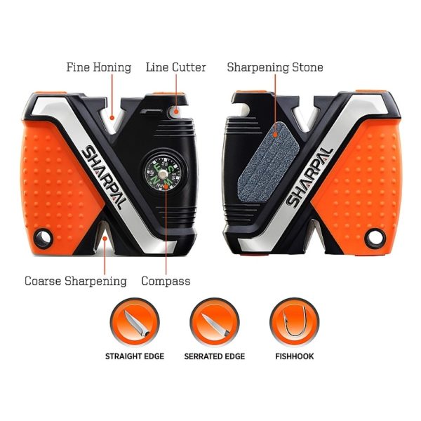 Sharpal FISHINGPAL™ 5-In-1 Knife & Hook Sharpener | Sportingcutlery.co.uk