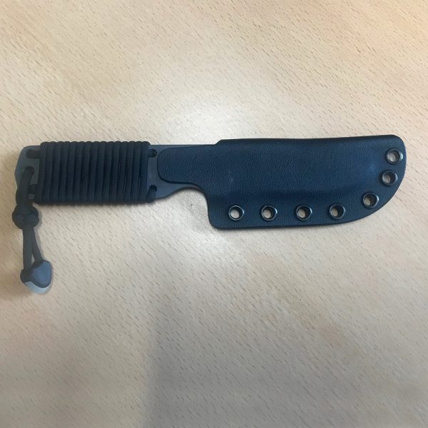 Andrew Jordan Black Scout and Andrew Jordan Hog Knife along with Blackhawk Strike Platform and mount in a Strike Systems Hard Case | SportingCutlery.co.u