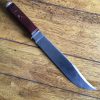 USA Ontario Knife Tru-Edge Bowie with Stacked Leather Handle - no sheath - Image 2