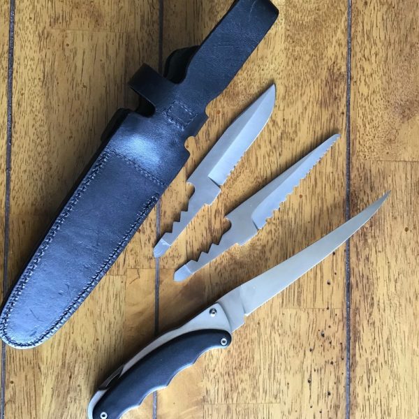 Puma Fish Fillet Set with 3 Exchangeable Blades in Leather Sheath No. 282205 - Image 2