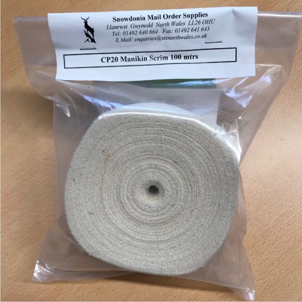 CP20 Fine Manikin Scrim for Taxidermy - 100m