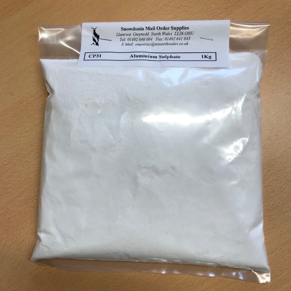 CP31 Aluminium Sulphate for Taxidermy - 1kg bag