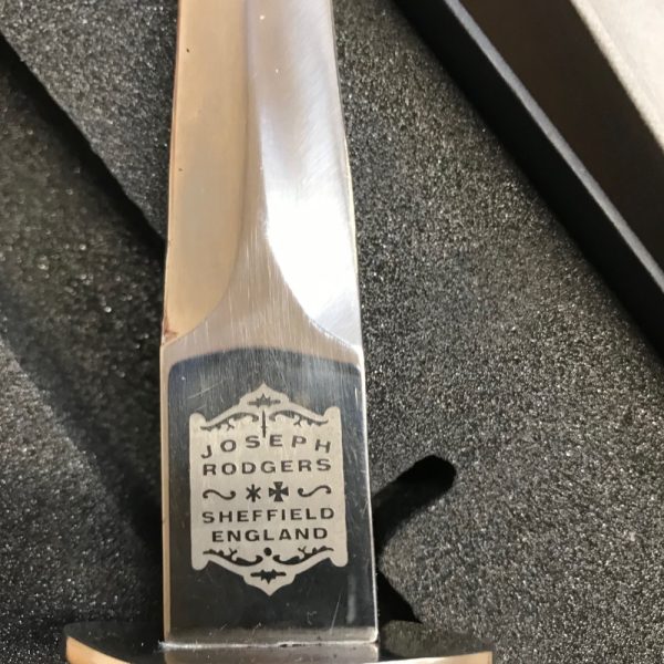Fairbairn Sykes 1st pattern commando knife - Commemorative Edition with leather sheath - Image 3