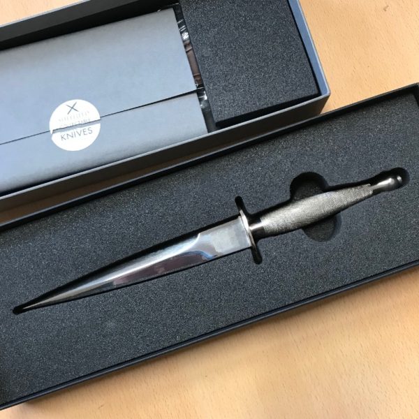 Fairbairn Sykes 1st pattern commando knife - Commemorative Edition with leather sheath