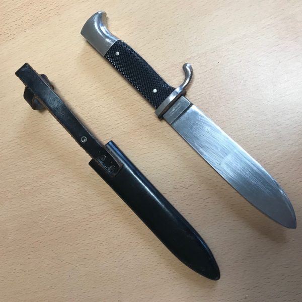 Anton Wingen Jr Scout Knife with metal Sheath - Image 2