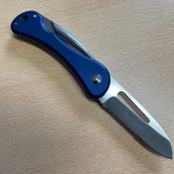 Black Fox Folding Sailing Knife in Blue & Silver FK233 | SportingCutlery.co.uk