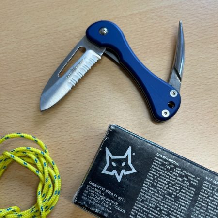 Black Fox Folding Sailing Knife in Blue & Silver FK233 | SportingCutlery.co.uk