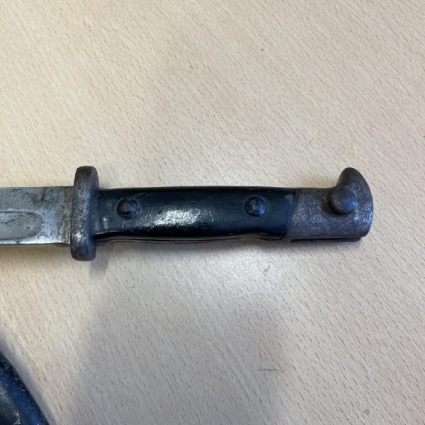 Sommerda German Bayonet - 'Sommerda' Stamp to Ricasso - Wooden and Metal Scabbard.  | SportingCutlery.co.uk