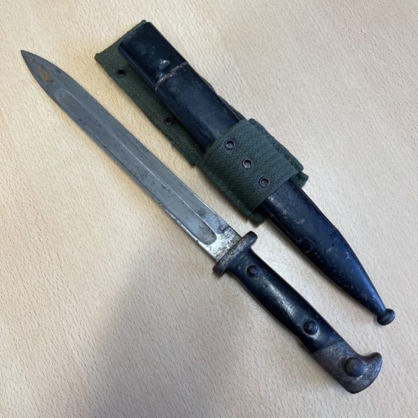 Sommerda German Bayonet - 'Sommerda' Stamp to Ricasso - Wooden and Metal Scabbard.  | SportingCutlery.co.uk