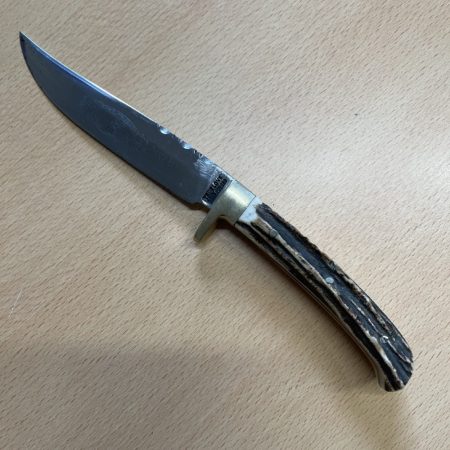 Vintage Stuart Truelove Sheffield Stag Handle Fixed Blade Knife | SportingCutlery.co.uk
