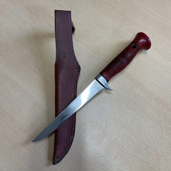 Puma Mariner Knife No.6362 Date Stamp 81773 (1971) with Leather Sheath - Image 2