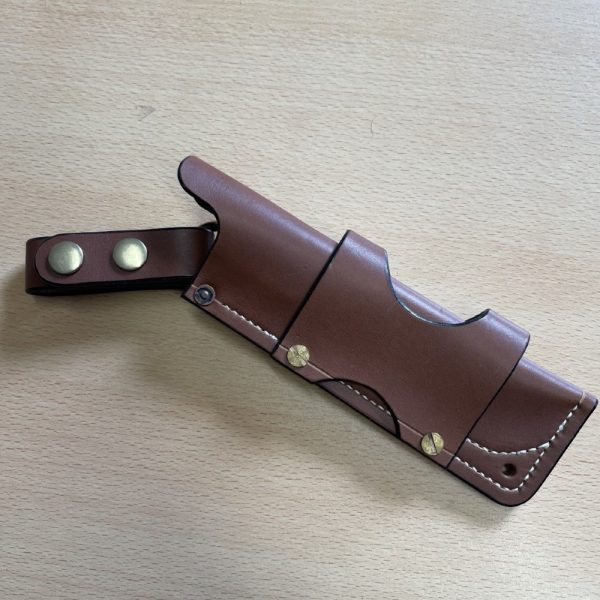 Bushcraft Knife Sheath by PAUL DORE LEATHERCRAFT | SportingCutlery.co.uk