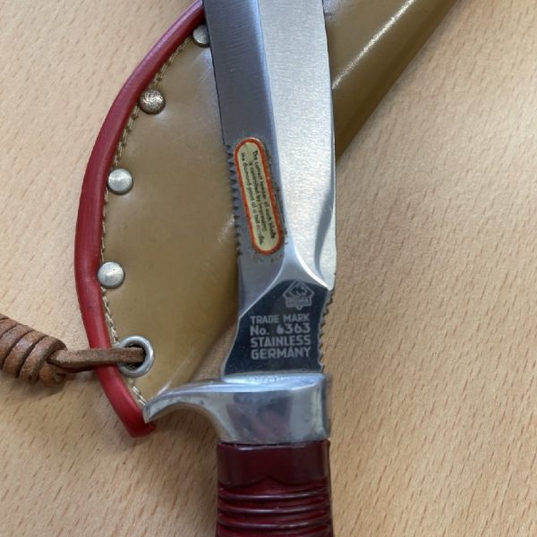 Puma Sea Hunter No.6363 Date Stamp 41371 (1973) with Leather Sheath - Image 7