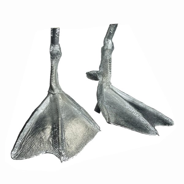 Pewter Bird Feet - Suitable for Small Diving Ducks and Bufflehead